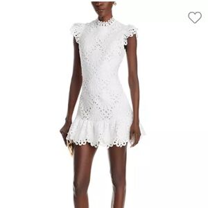 NWT Aqua Mock Neck Lace Shift Dress